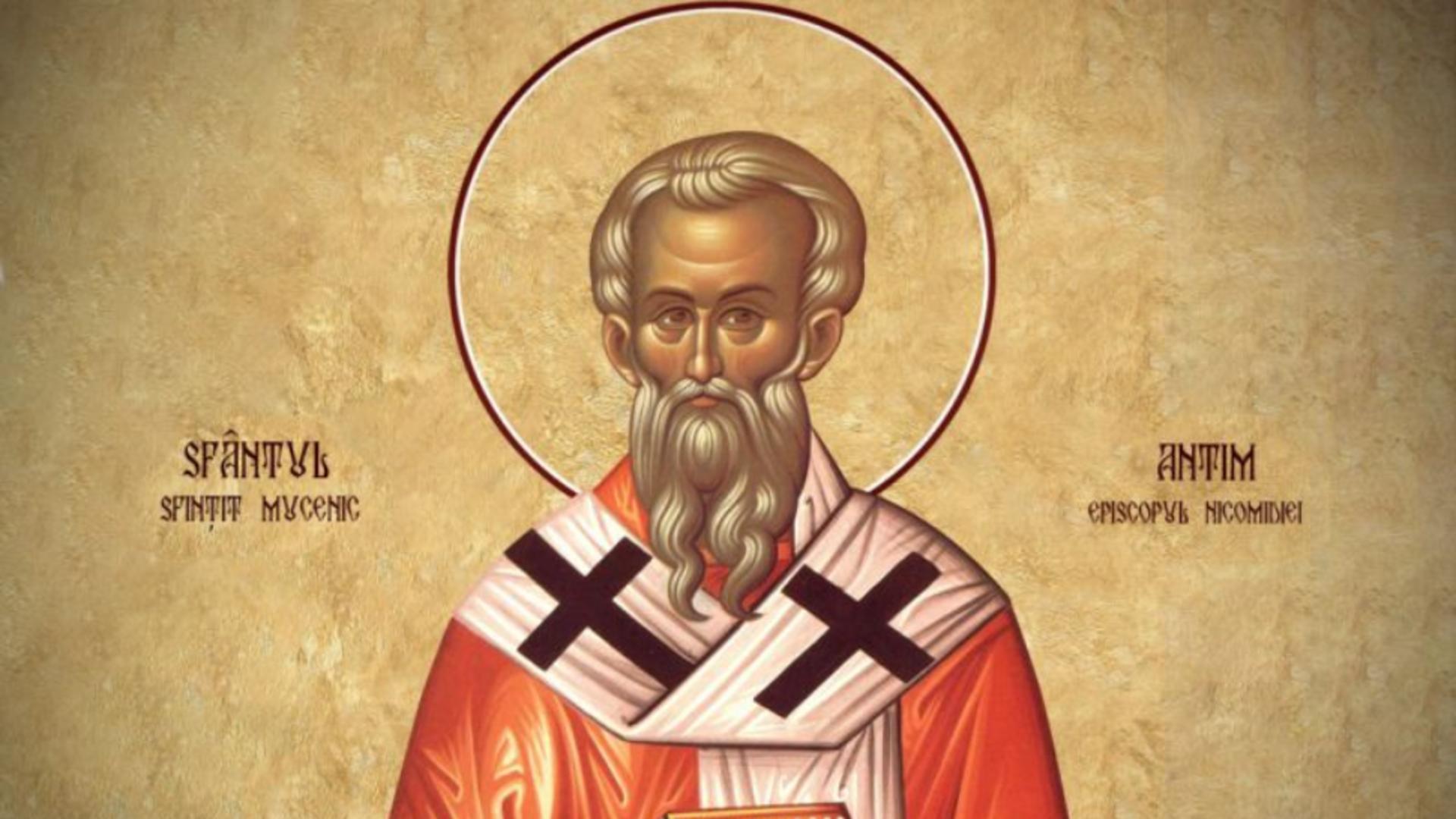 Sf. Sfinţit Mc. Antim, episcopul Nicomidiei