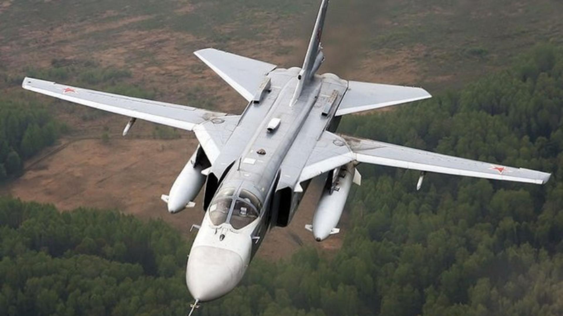 Un avion militar Su-24 s-a prăbușit în sudul Rusiei - Nu sunt date despre supraviețuitori la bord