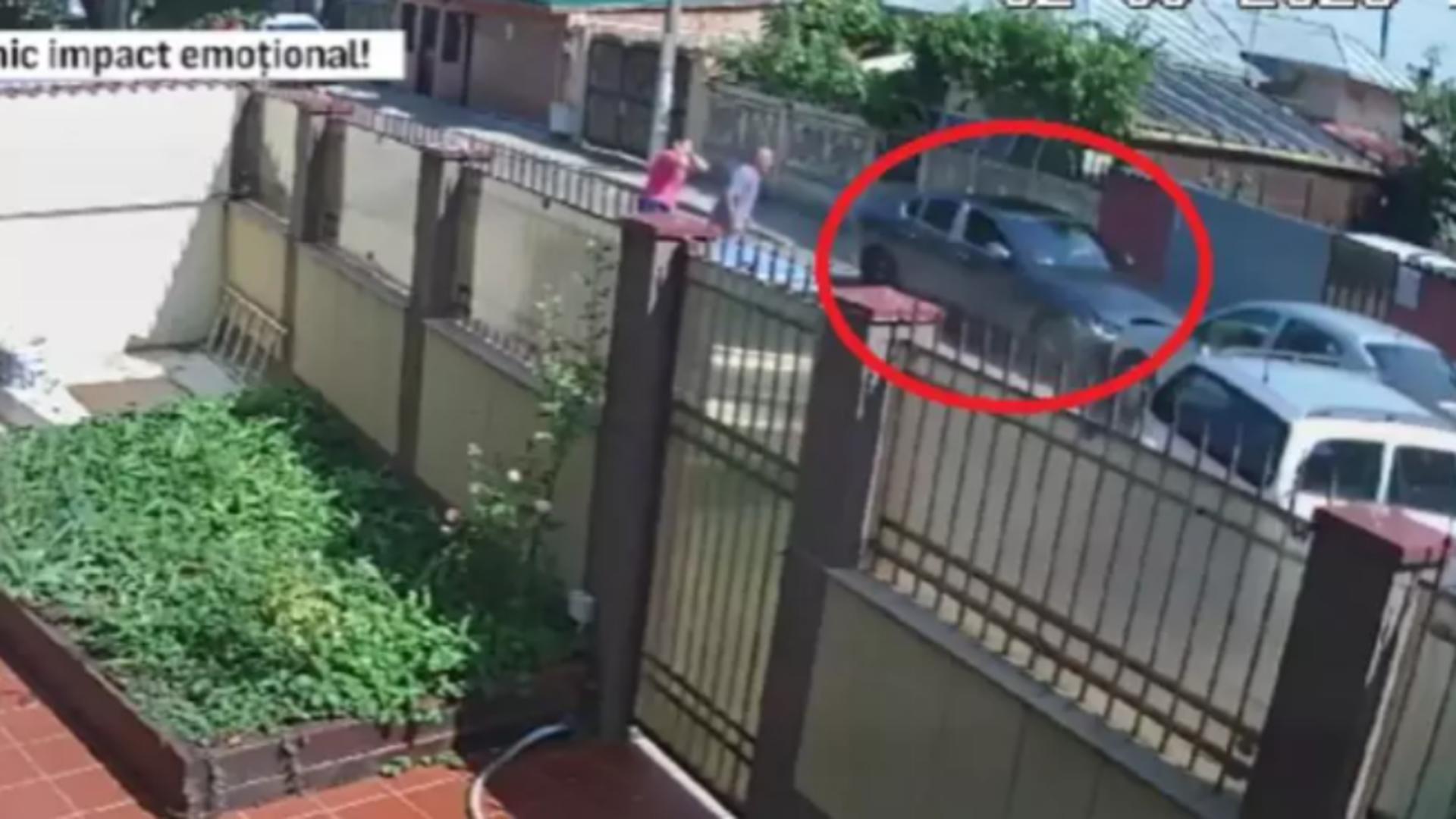 Accident Popești Leordeni/ Captură video