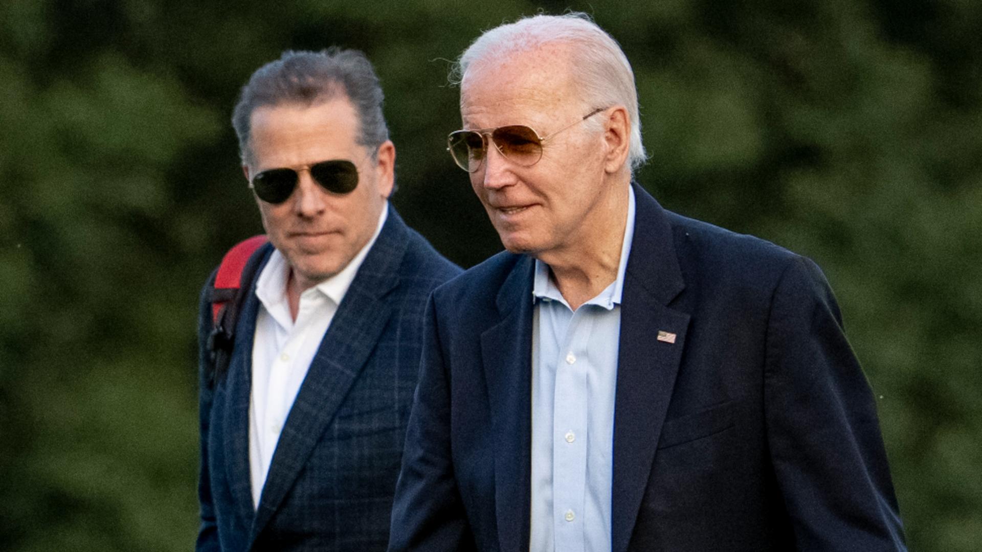 Hunter și Joe Biden. Foto/Profimedia