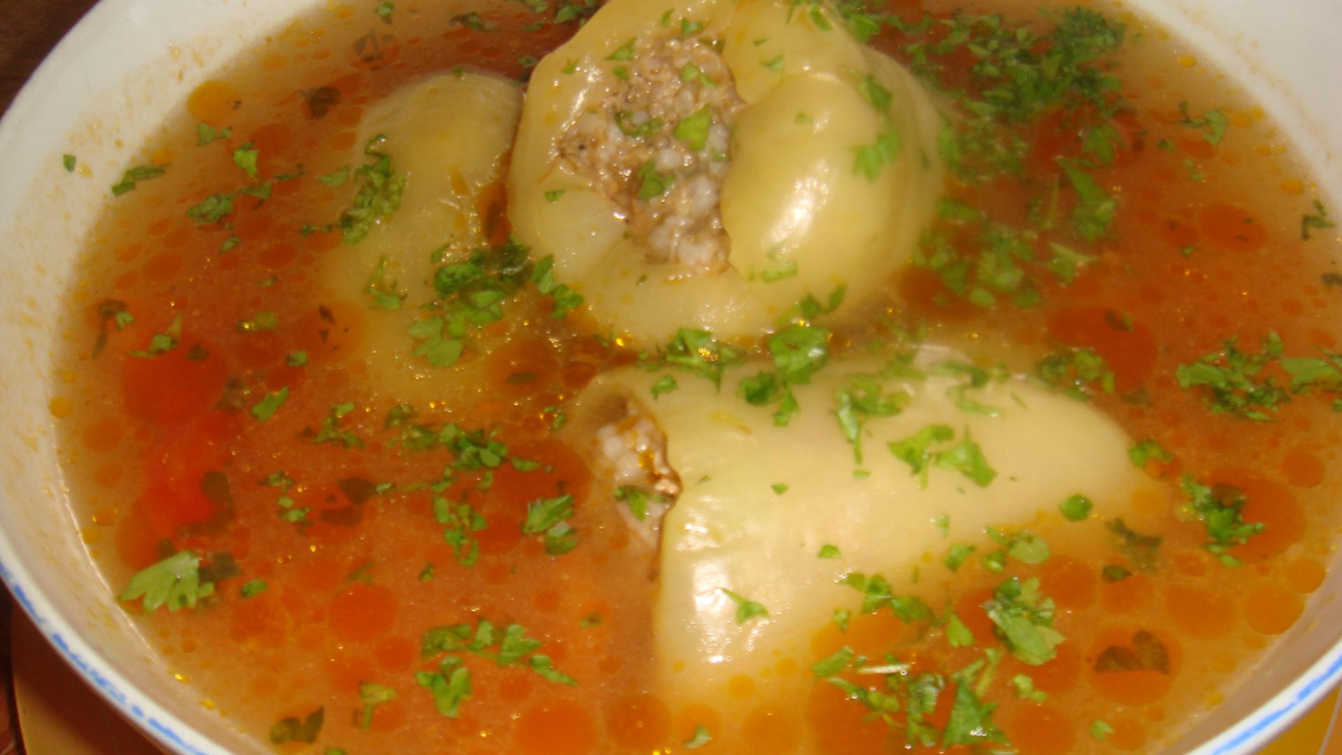 Ciorba de ardei umpluti