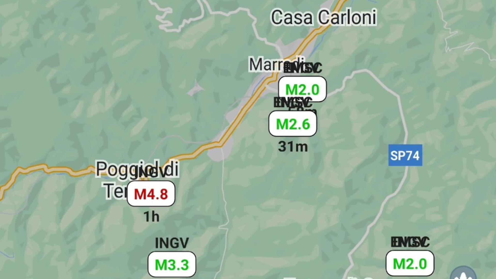 Panică în Italia. Regiunea Toscana, zguduită de cutremure în serie. Cel mai puternic a avut magnitudinea de 4,8