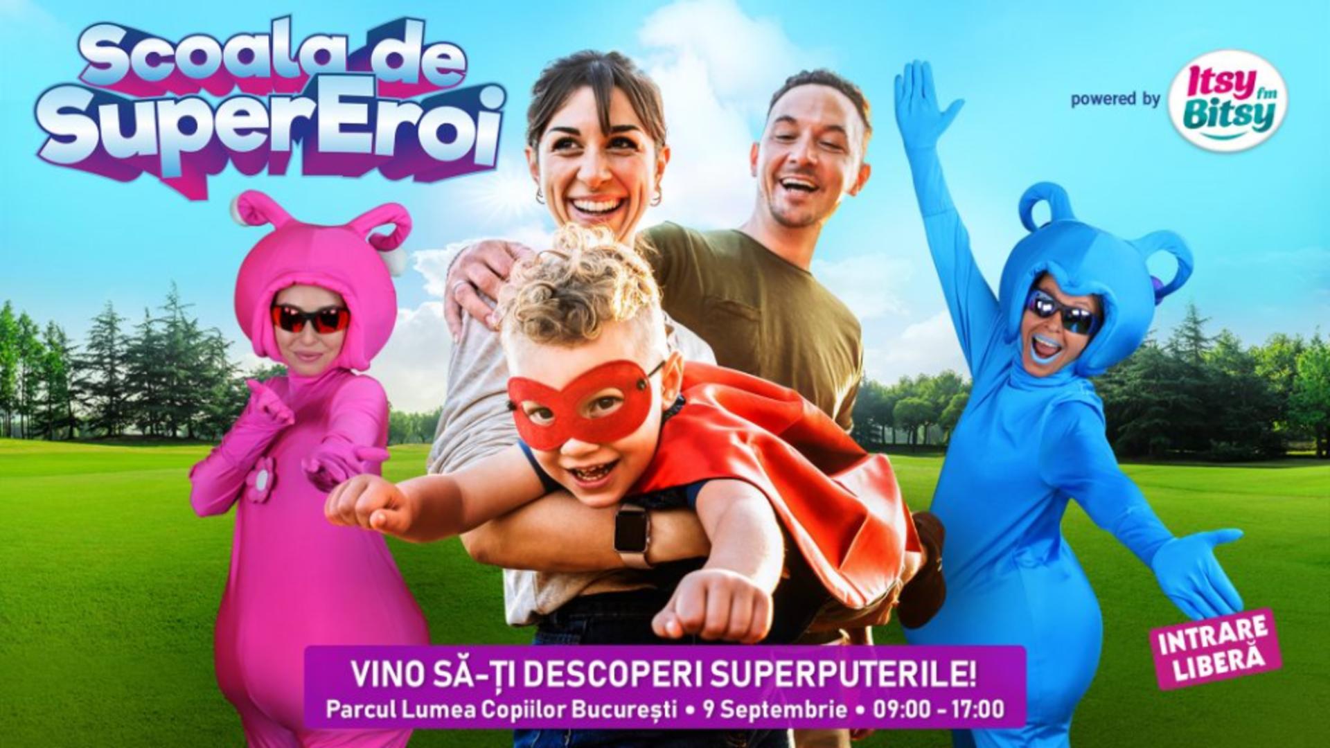 Vino să-ți descoperi superputerile la Școala de SuperEroi – Back to School, în Parcul Lumea Copiilor!
