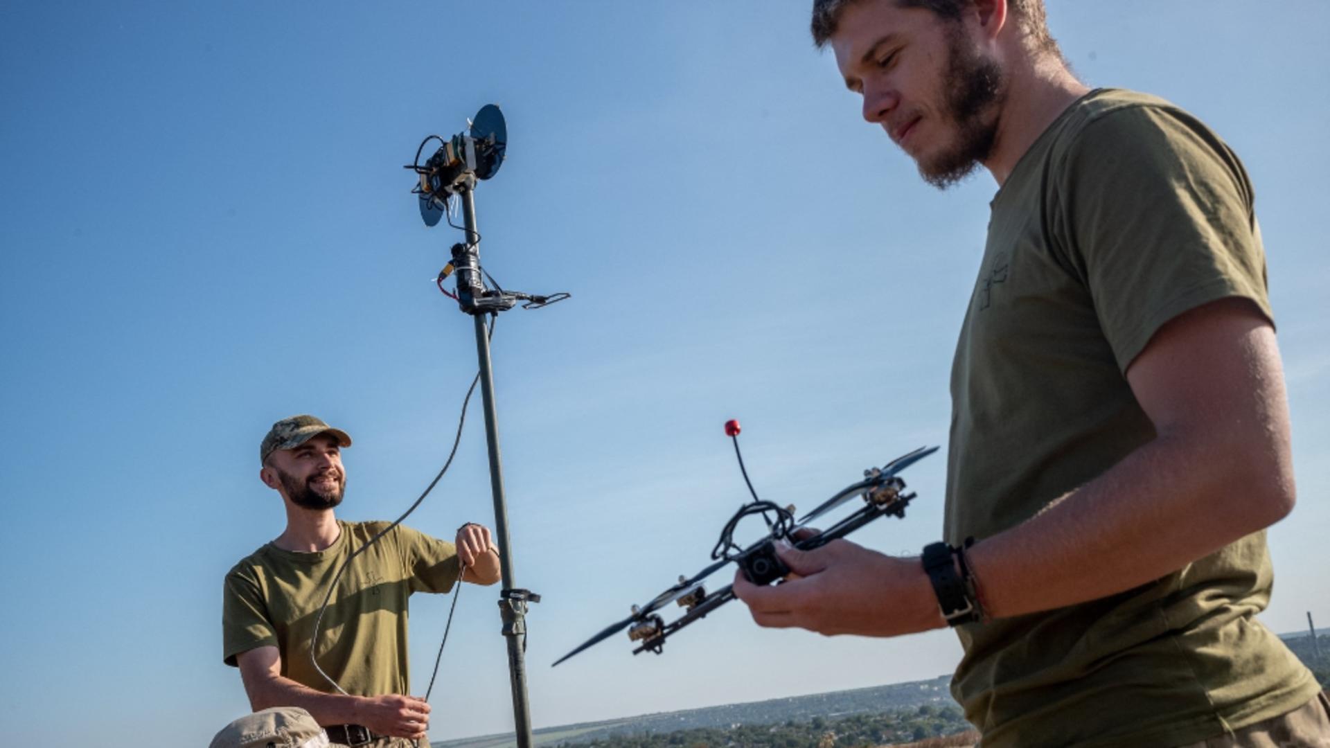 Ucrainenii folosesc un nou tip de drone. Foto: Profimedia