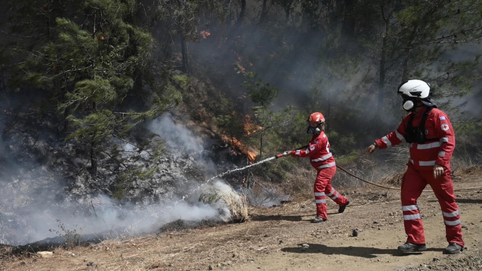 Incendiile din timpul verii sunt un fenomen obișnuit în Grecia. Foto: Profimedia