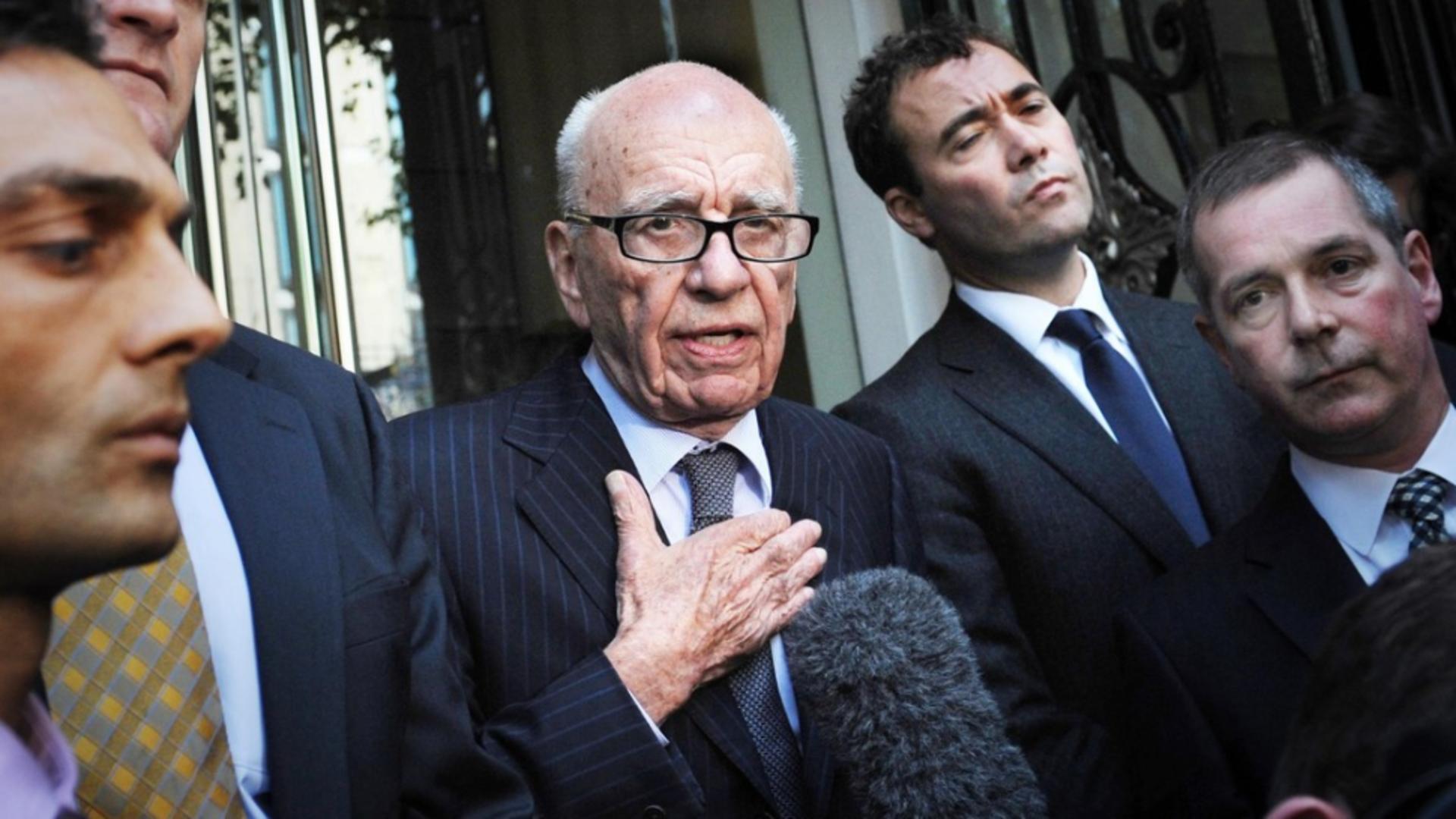 Rupert Murdoch anunță retragerea sa de la conducerea conglomeratului media. Foto: Profimedia