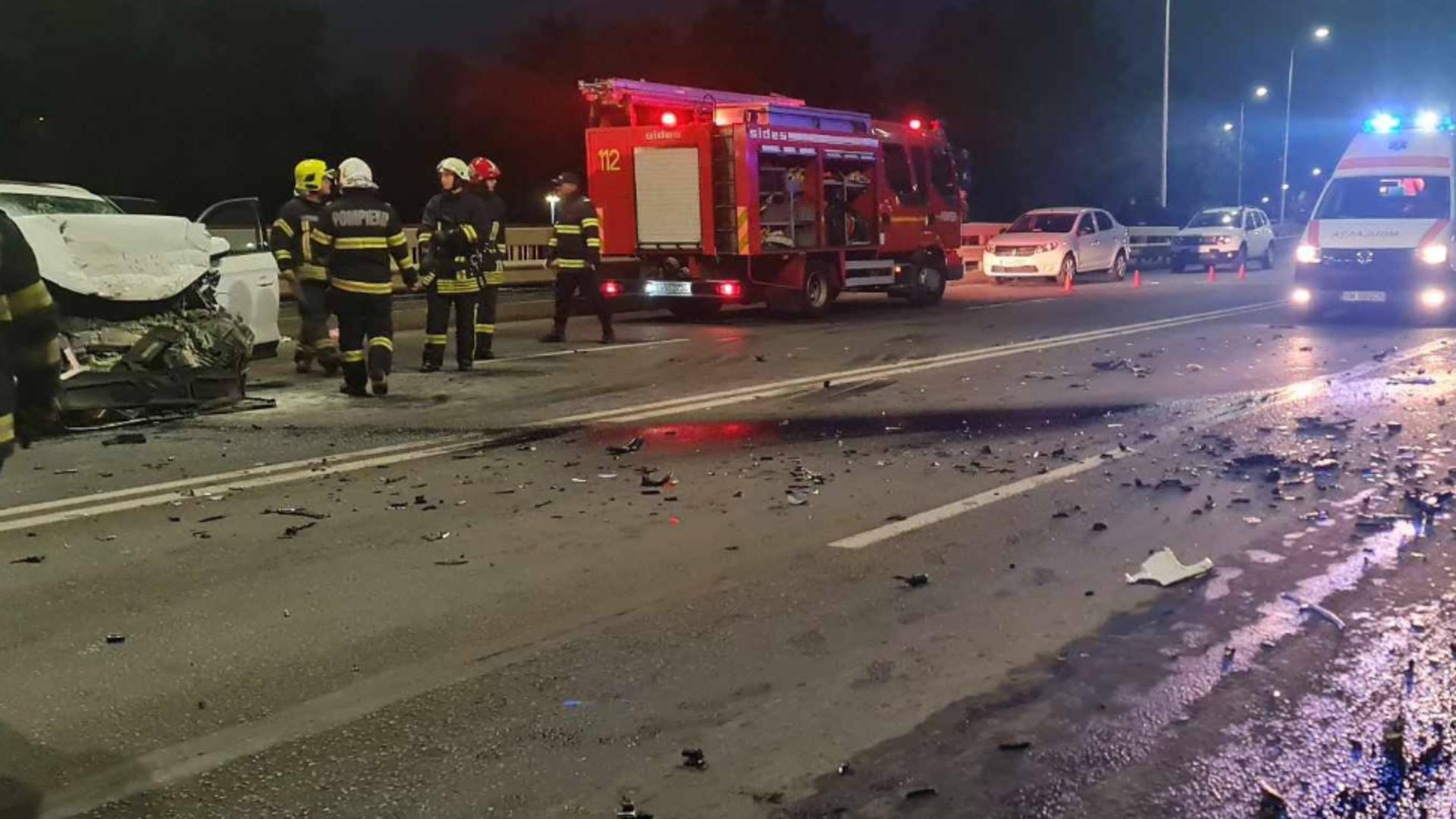 Accident foarte grav în Satu Mare: Sunt victime multiple, printre care și un copil – Mașini făcute zob – Trafic blocat
