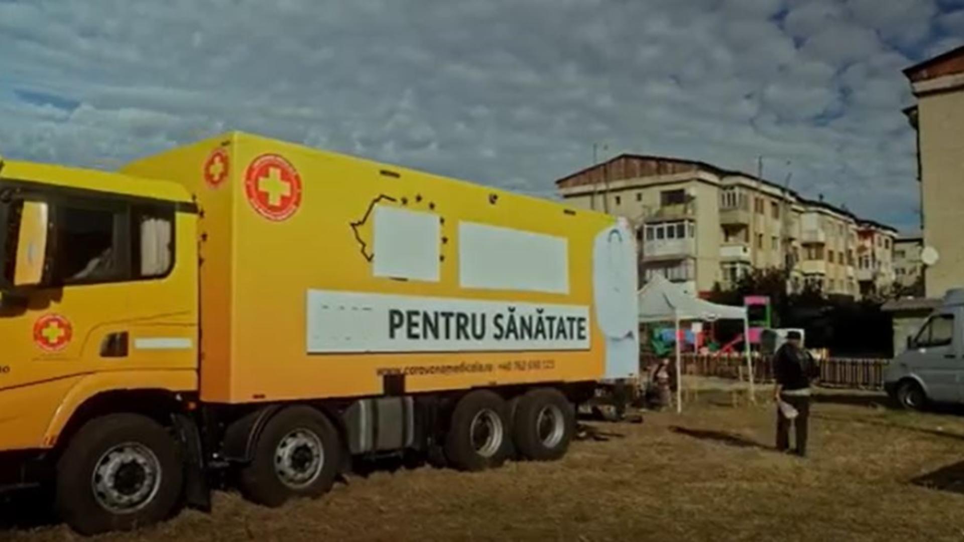 Spitalul mobil „Caravana România Suverană” ajunge în Transilvania – VIDEO