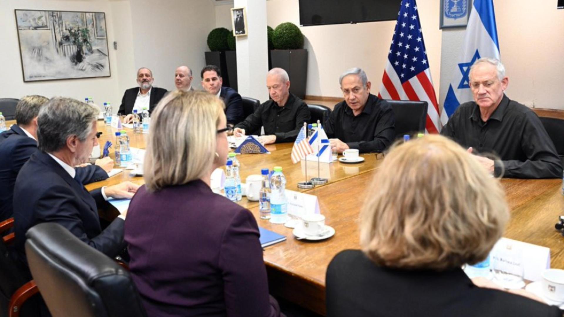 Secretarul de stat al SUA Antony Blinken și prim-ministrul israelian s-au adăpostit într-un buncăr - Sirenele aeriene au sunat la Tel Aviv