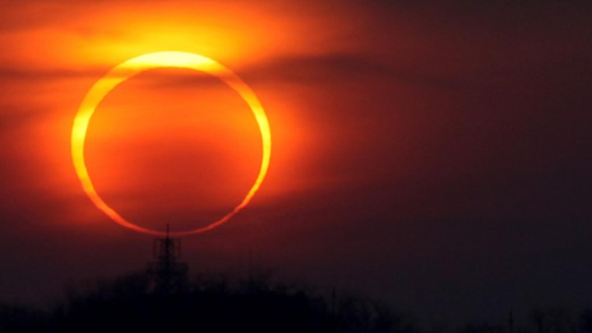 Eclipsă inelară de Soare, pe 14 octombrie - Ce este „Inelul de foc” și când va avea loc următoarea eclipsă totală