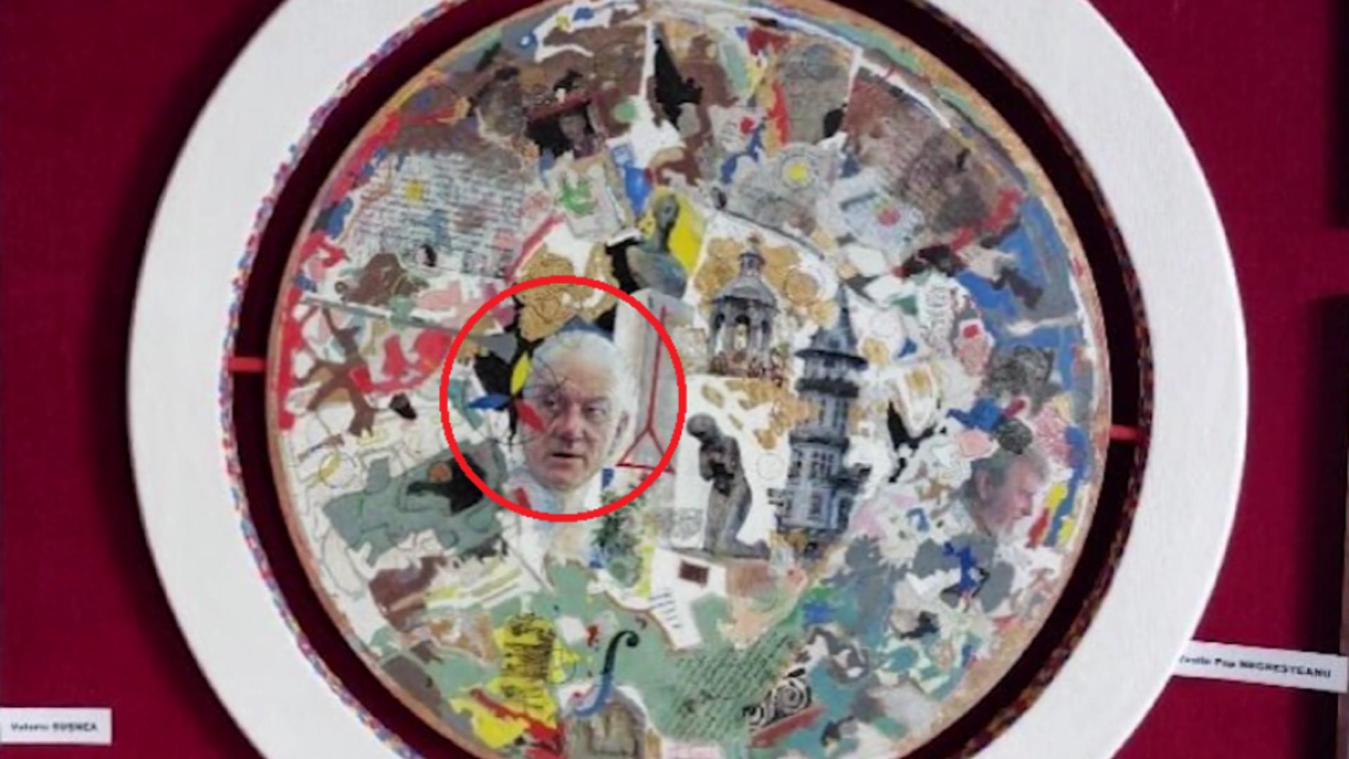 Chipul primarului Buzăului, pictat și expus la o galerie de artă! Explicația halucinantă a artistului: “Este la fel de important ca Michelangelo…”