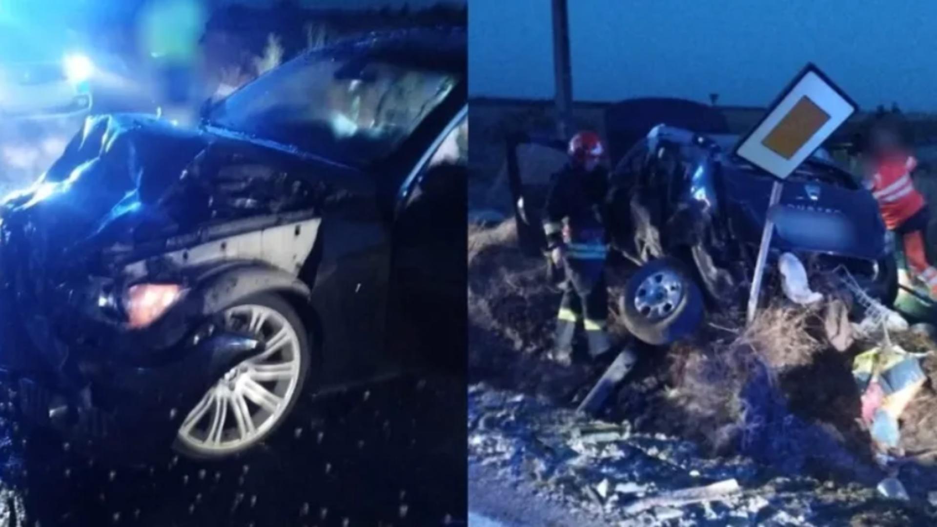 Tragedie pe o șosea din Argeș. O femeie a murit, alte 3 persoane au fost rănite, după o coliziune între 2 autoturisme