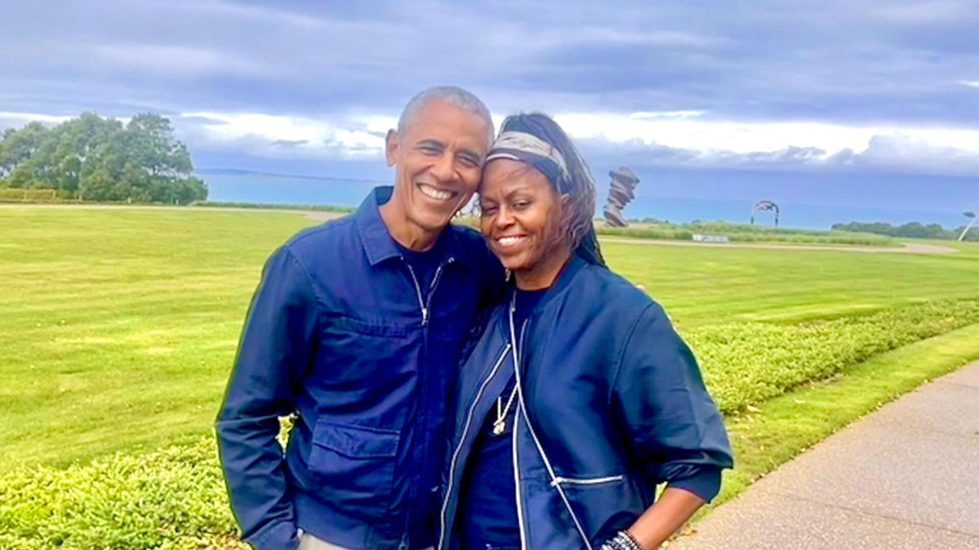 Barack și Michelle Obama (3 octombrie 2023)