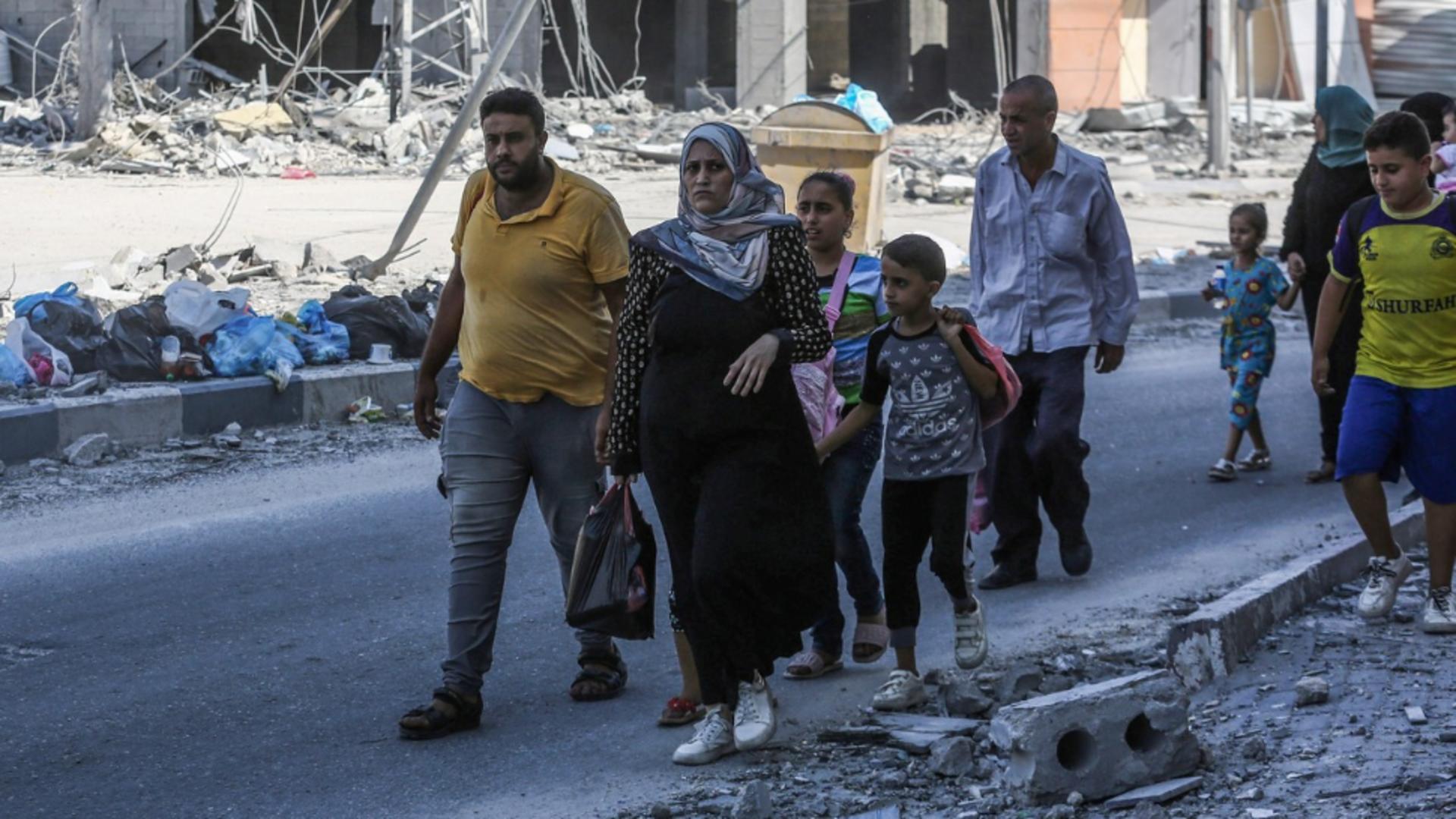 ONU cere Israelului să anuleze ordinul de evacuare din nordul Fâşiei Gaza