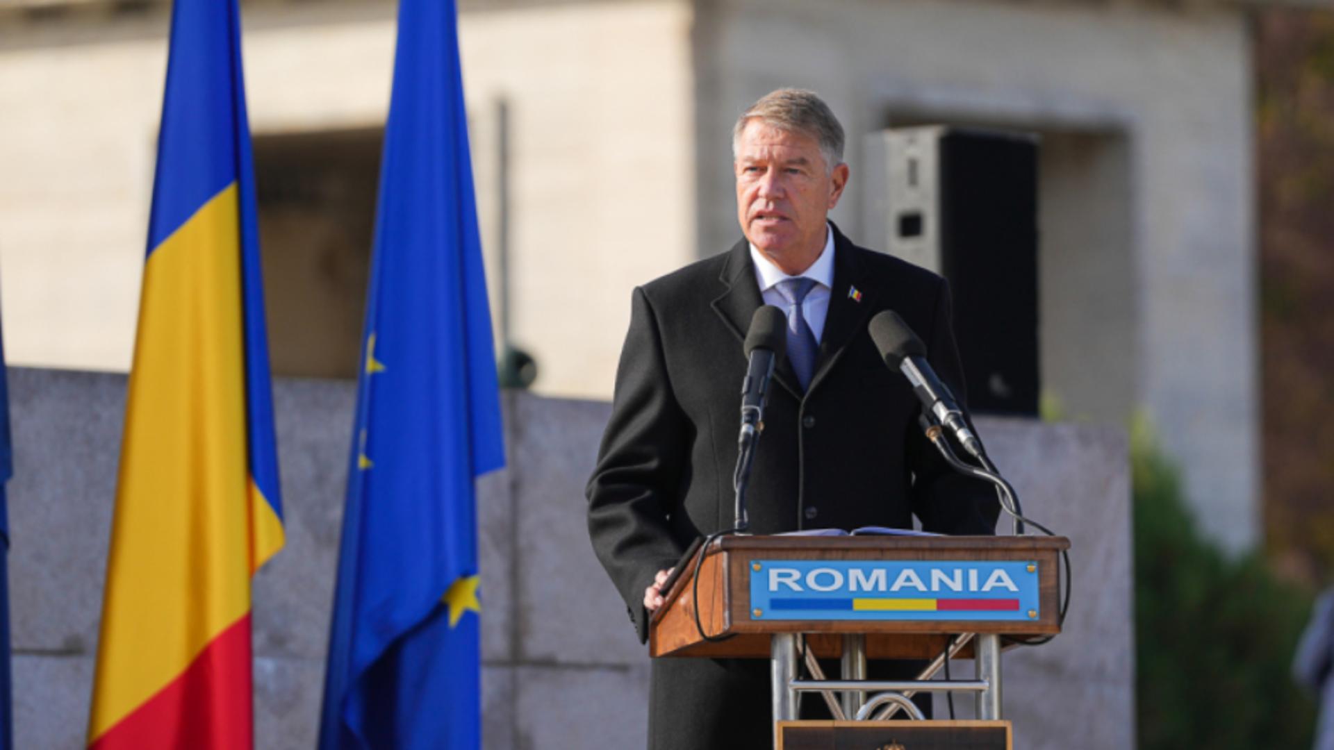 Klaus Iohannis, de Ziua Armatei: Traversăm o perioadă foarte complicată în care pacea este amenințată