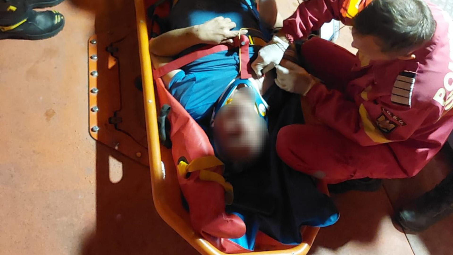 Intervenție dificilă în Portul Constanța. Un muncitor a căzut de pe o macara VIDEO