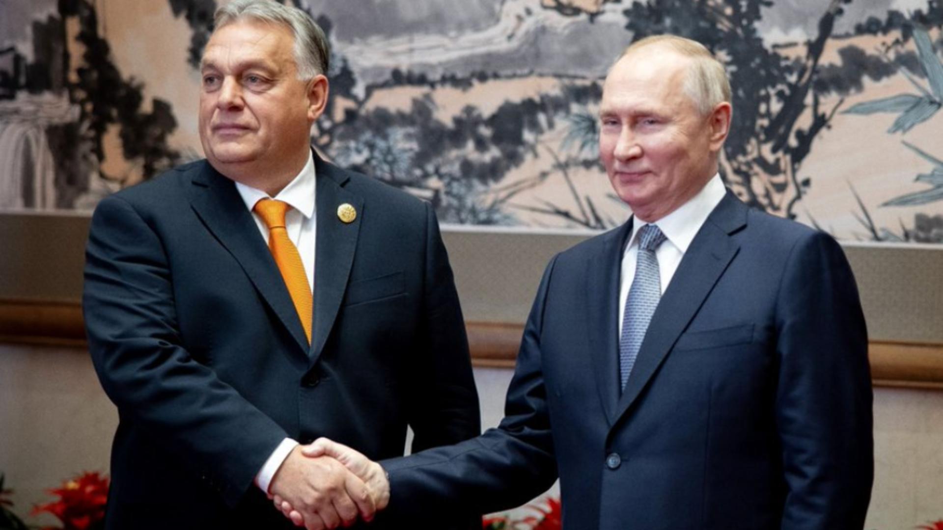 Viktor Orban, luat peste picior după ce a dat mâna cu Putin. “Măcar să se fi spălat după!”