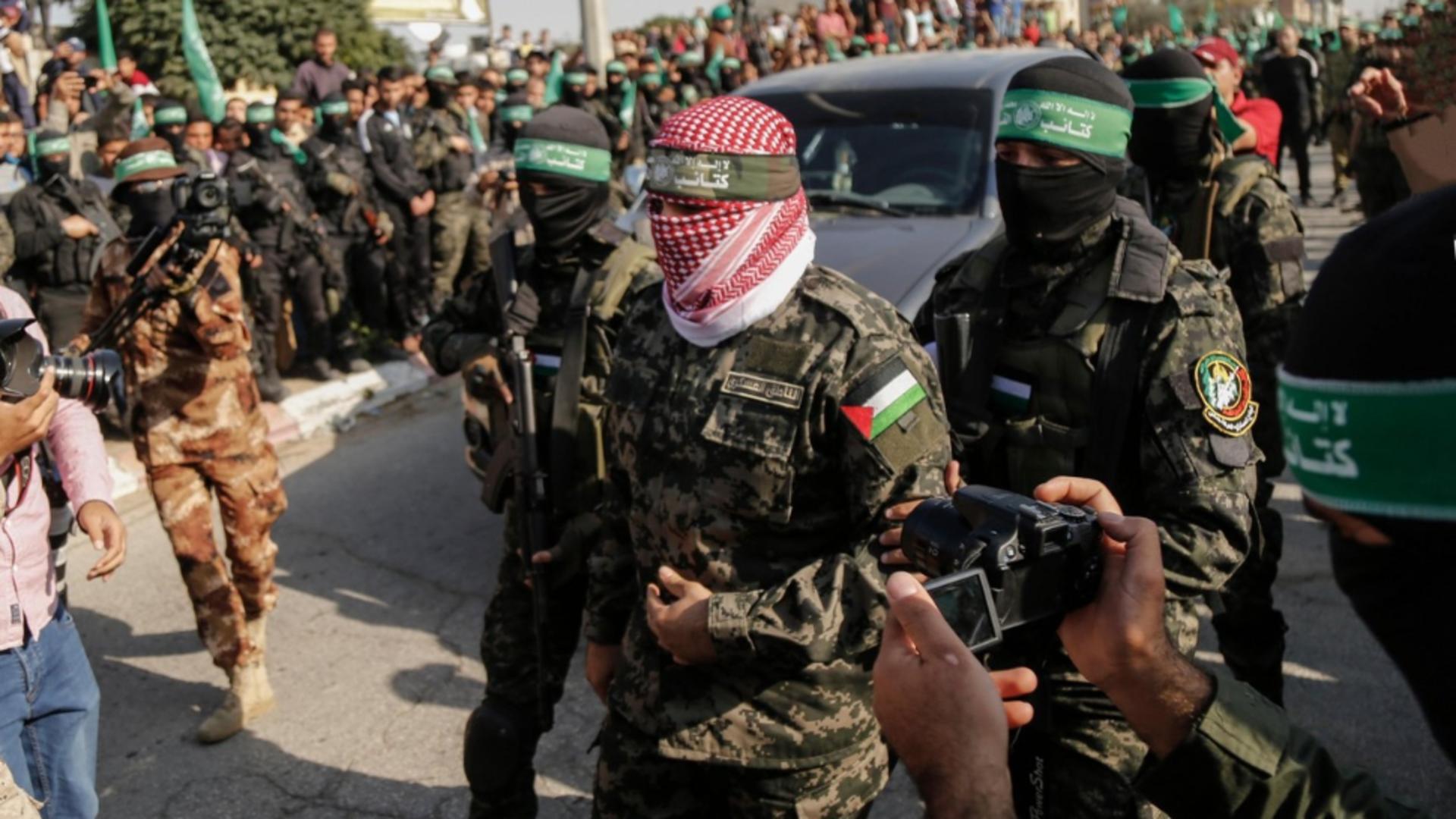 Abu Ubaida, purtătorul de cuvânt al brigăzii armate a Hamas, Izz el-Deen Al-Qassam/Profimedia