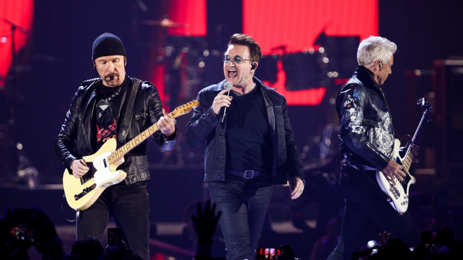 Formația U2 în concert (Profimedia)