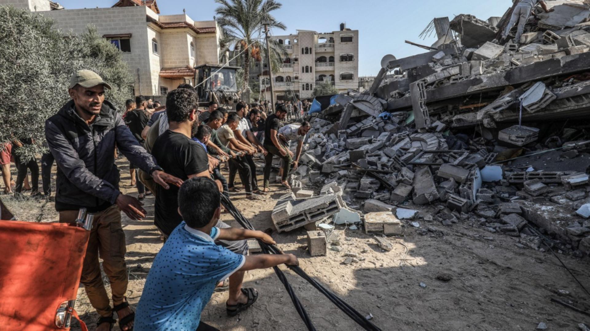 Israel ar fi acceptat crearea unor zone securizate în Fâşia Gaza, pentru civilii palestinieni – GRAFICĂ