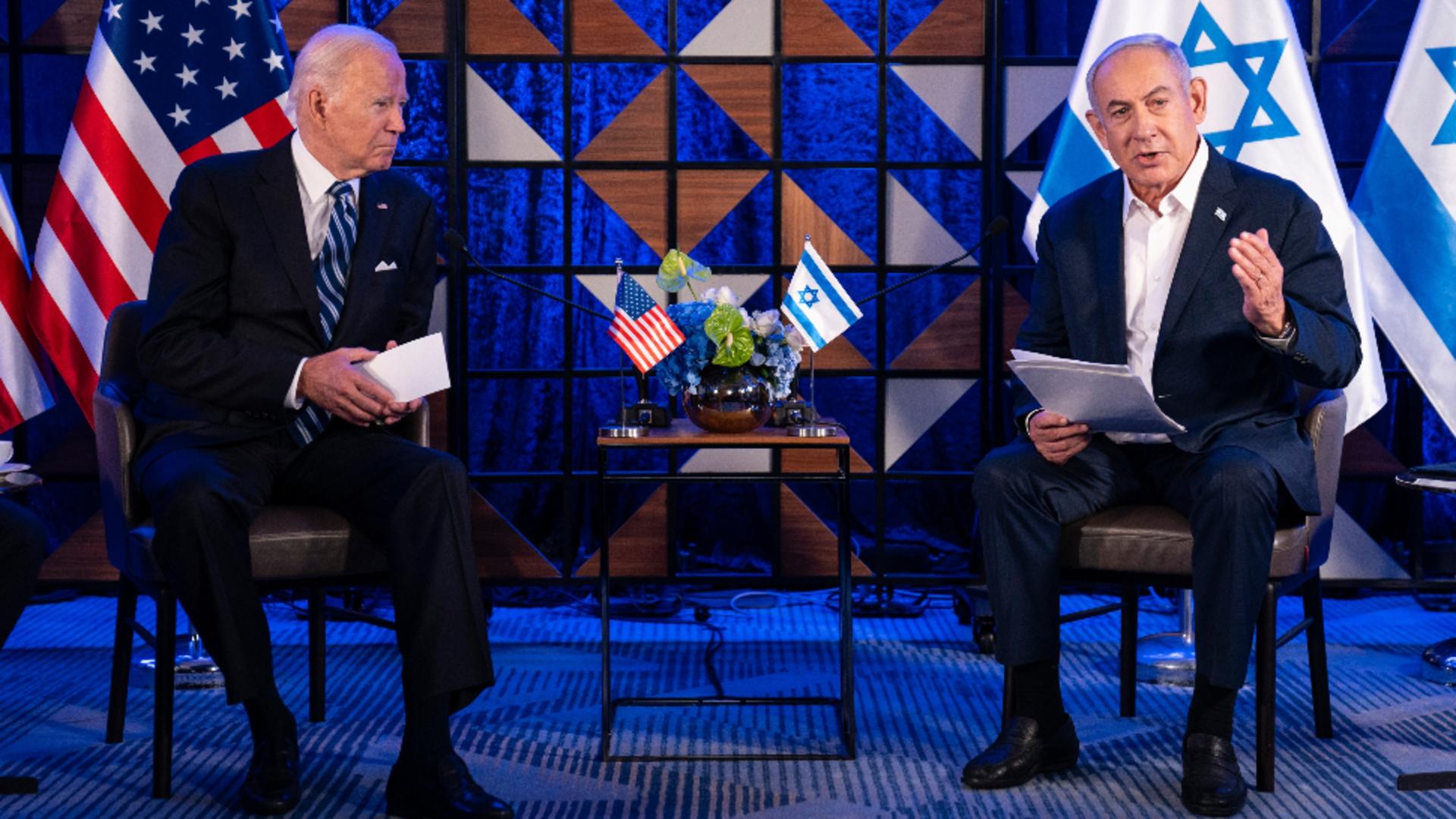 Biden îi cele lui Netanyahu să înceteze focul în Gaza. Foto/Profimedia