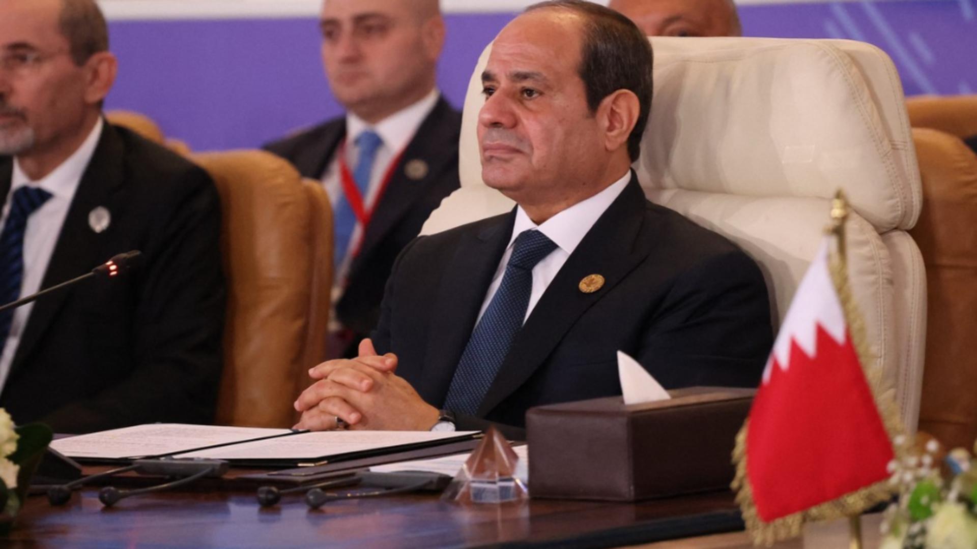 Președintele egiptean, Abdel Fattah el-Sisi, gazda summitului (Profimedia) 