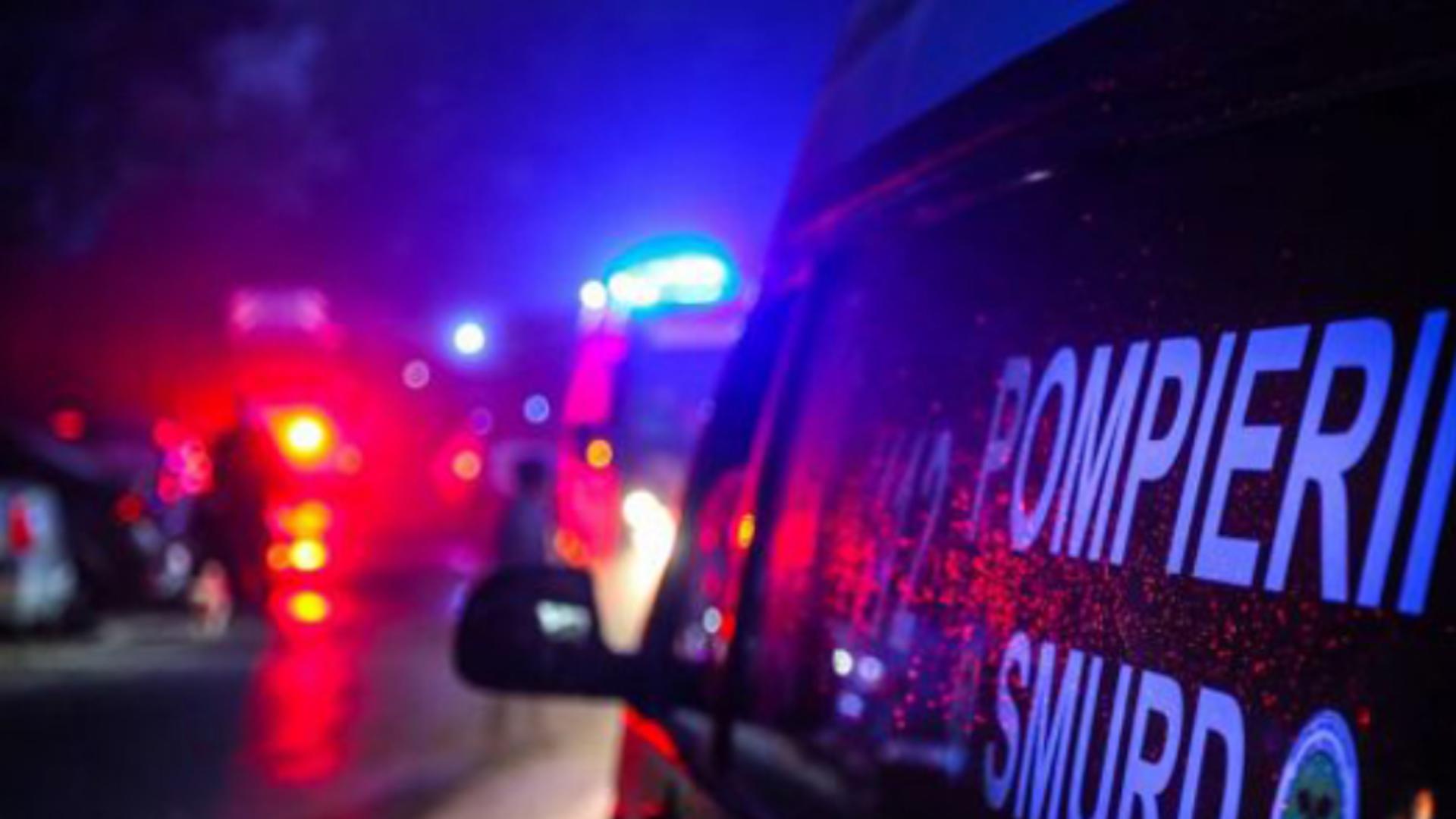 Accident grav în județul Alba: 3 răniți cu traumatisme multiple după un carambol pe DN14 Teiuș-Blaj – Intervenția rapidă a pompierilor