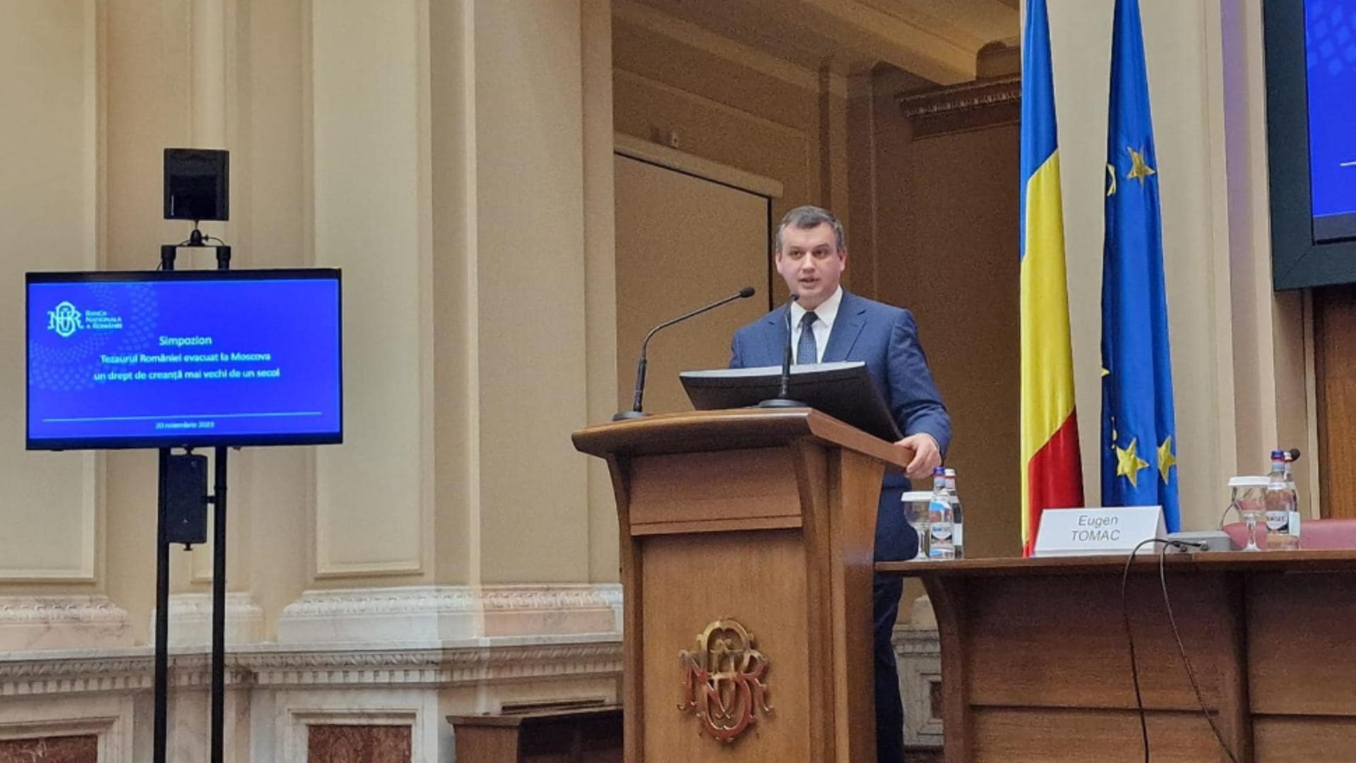 Tomac: Chestiunea Tezaurului României sechestrat la Moscova trebuie adusă pe agenda UE – Ce demers pregătește europarlamentarul român