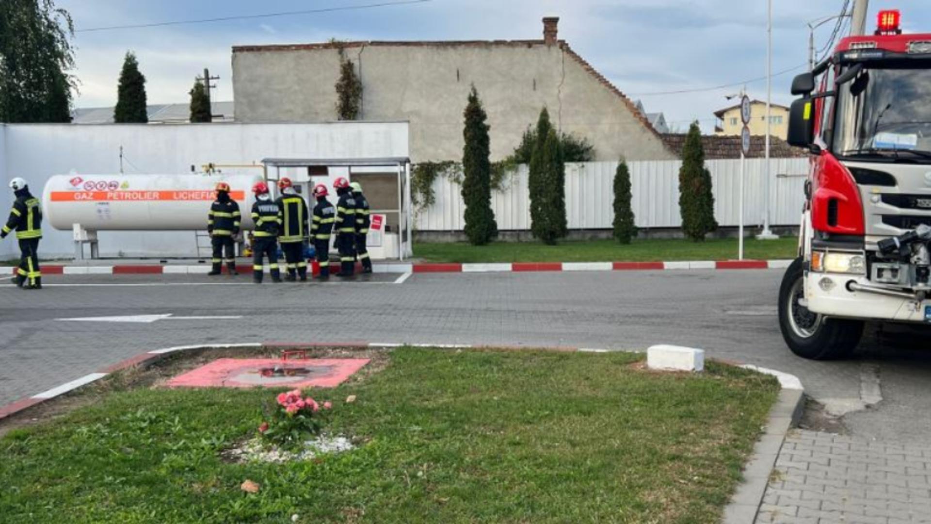 Alertă la o stație GPL din Cluj, în urma scurgerilor de carburant: pericol de explozie