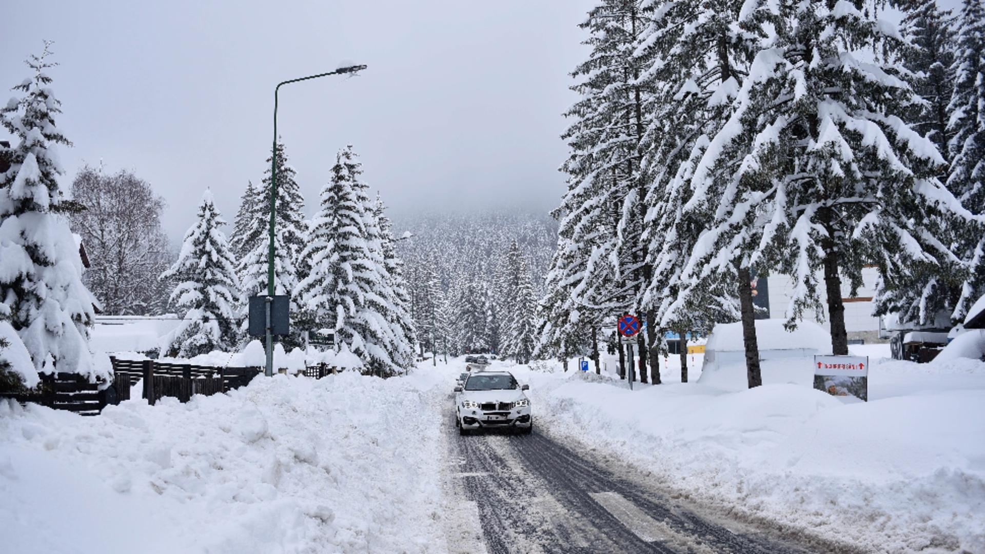 Jumătate de țară este sub cod portocaliu de ninsori și viscol – Alertă de vreme rea – Primul episod sever de iarnă
