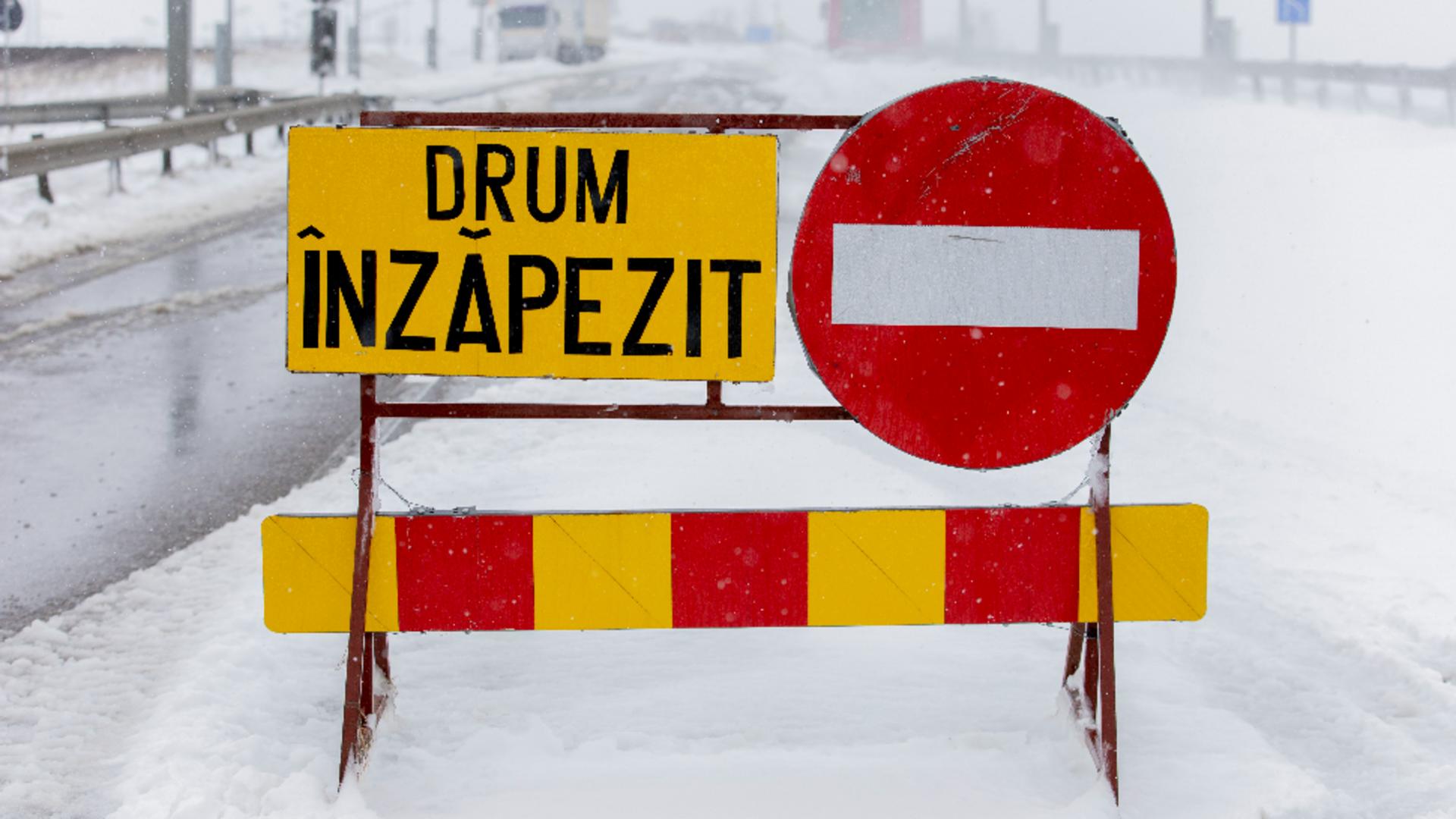 INFOTRAFIC – LISTA drumurilor închise din cauza vremii nefavorabile – UPDATE ora 7:00