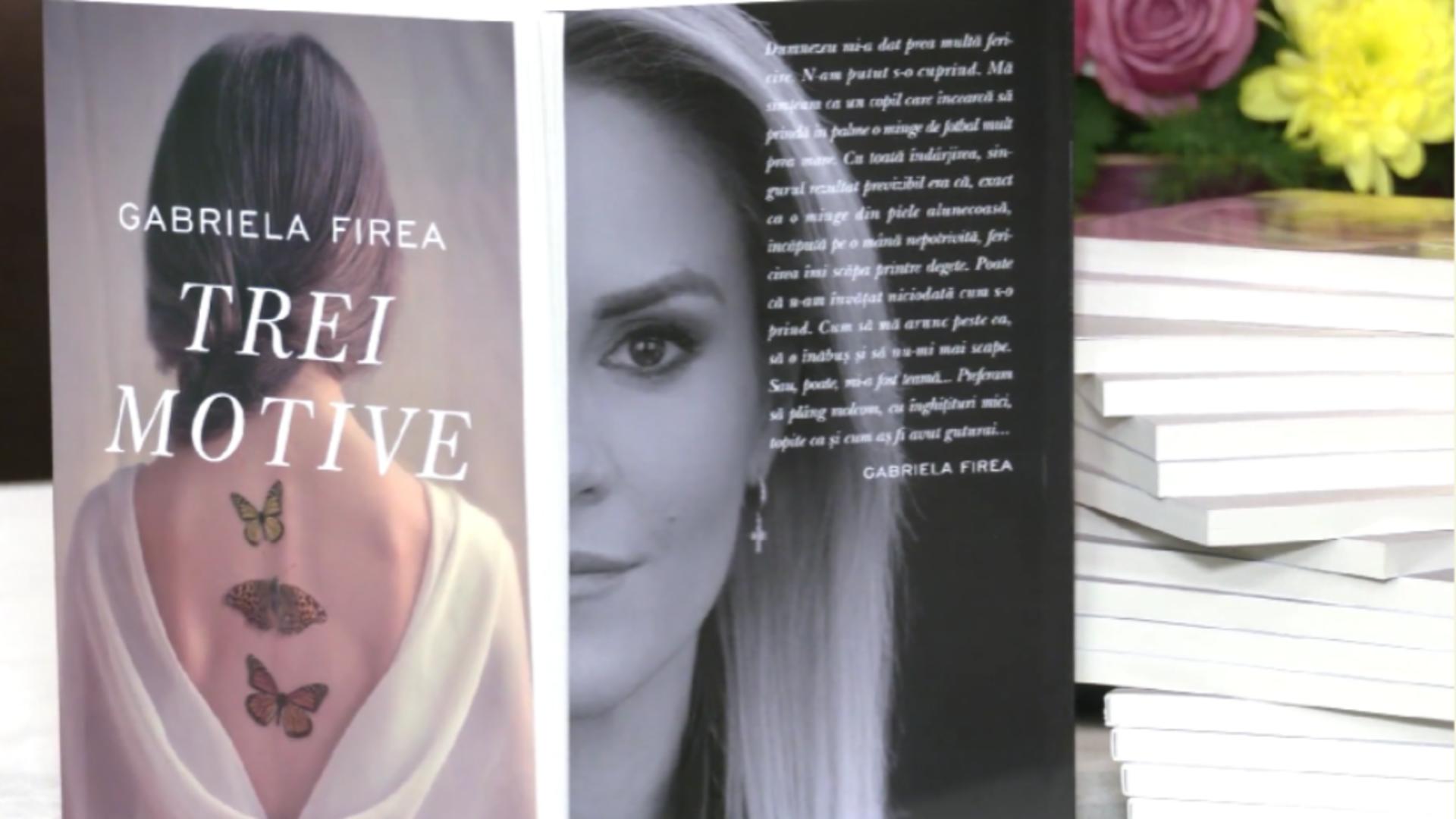 Gabriela Firea a lansat ediția revizuită a romanului "Trei motive"/ Captură video