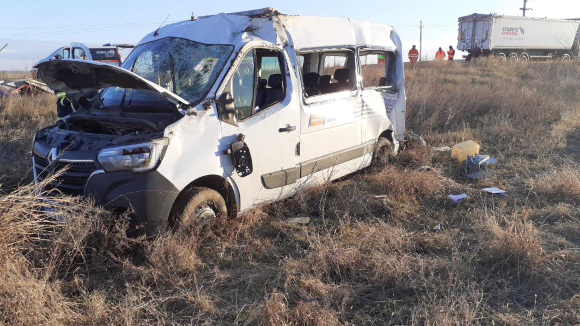 Accident grav, lângă localitatea Gălbiori, jud. Constanța