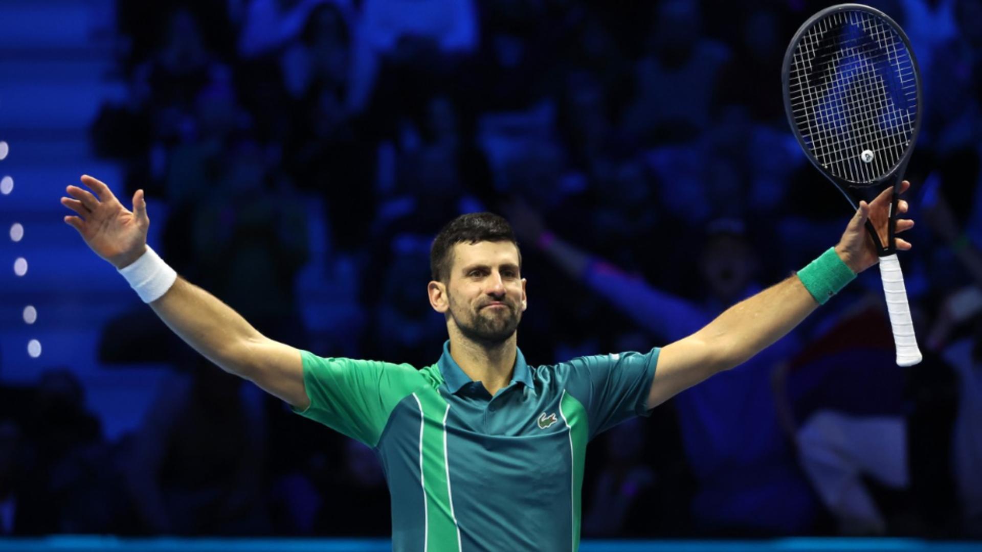 Djokovici a obţinut locul 1 ATP pentru a opta oară, un record. Foto/Profimedia