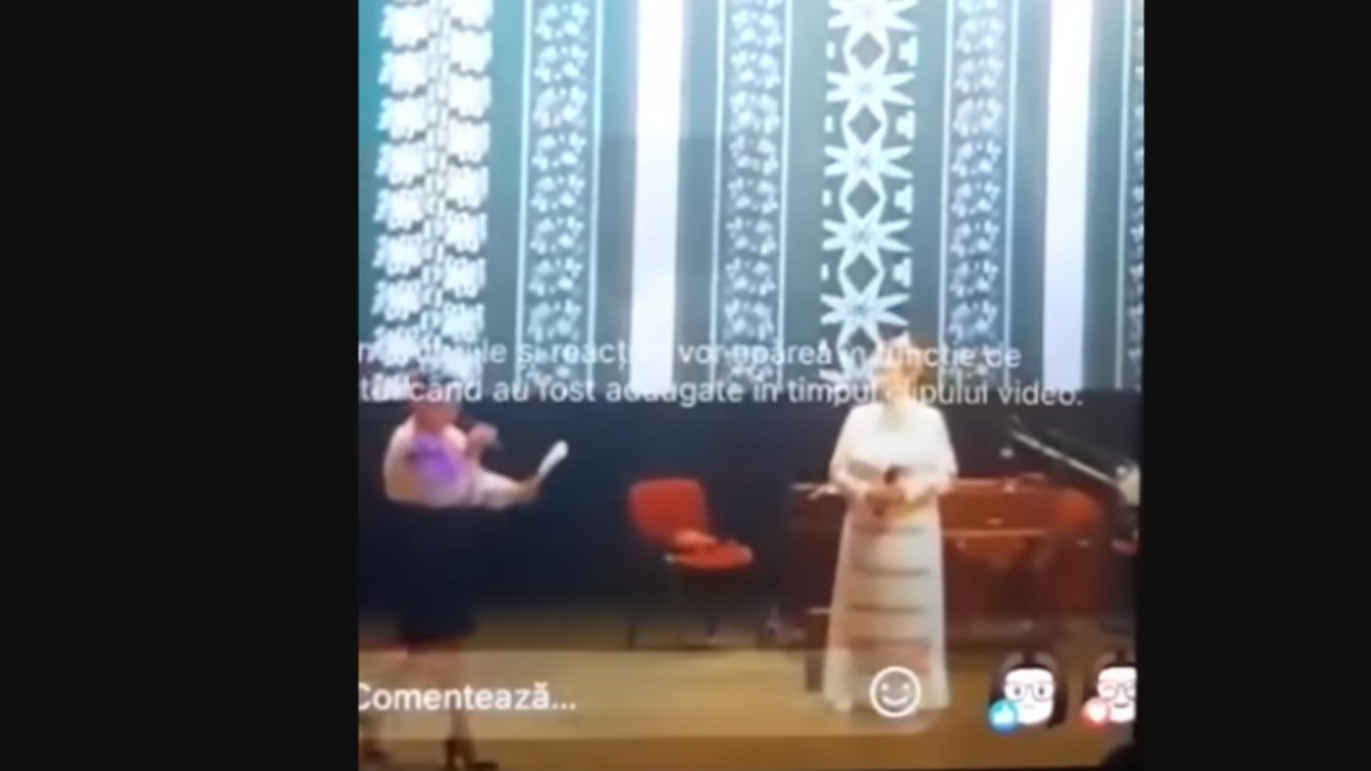 Un spectacol al Irinei Loghin la Iași s-a transformat în coșmar. Foto: Captură YouTube