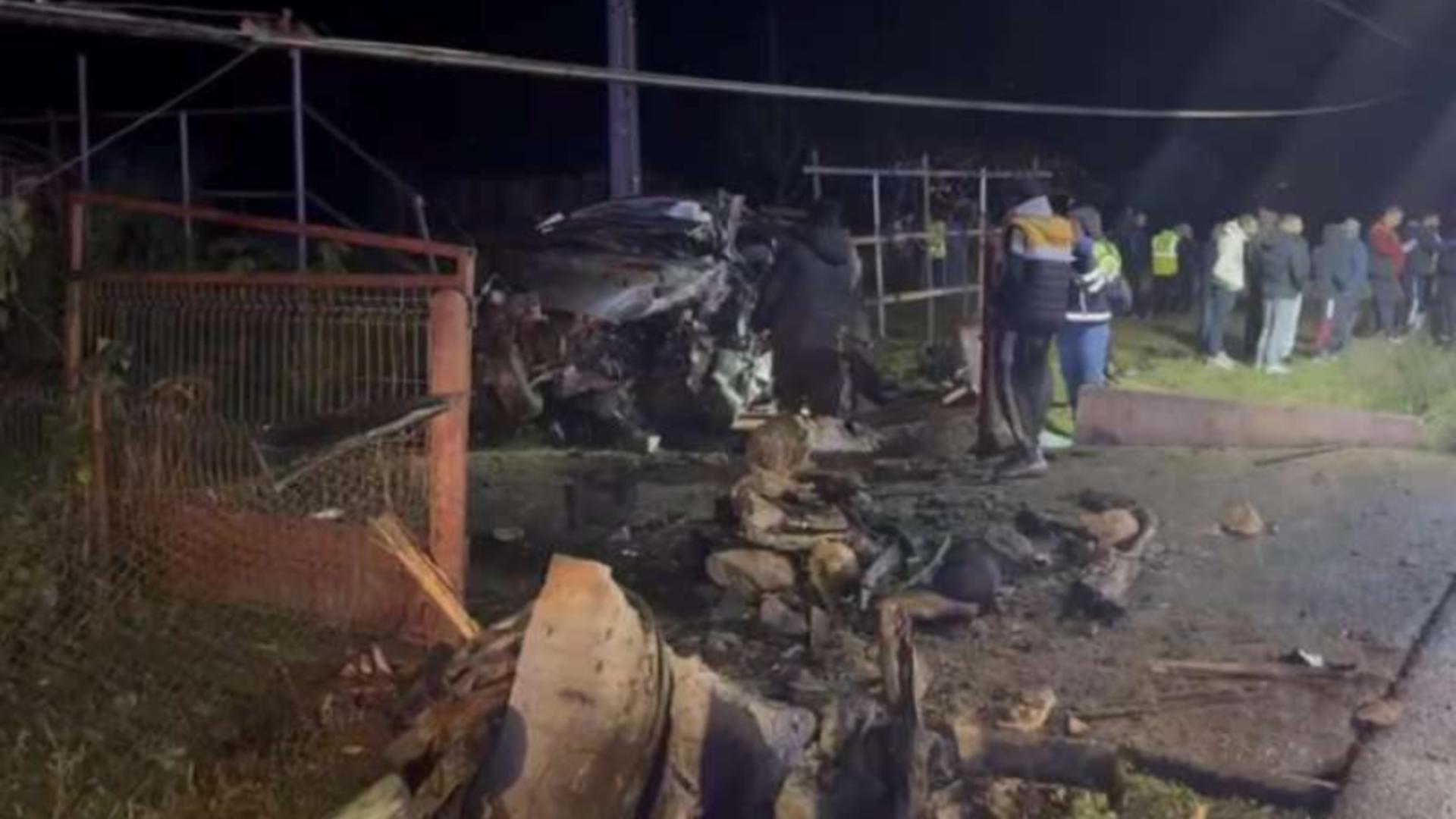 Accident TERIBIL, în Maramureș. Un mort și alți 5 grav răniți, după ce o mașină a ieșit în afara șoselei