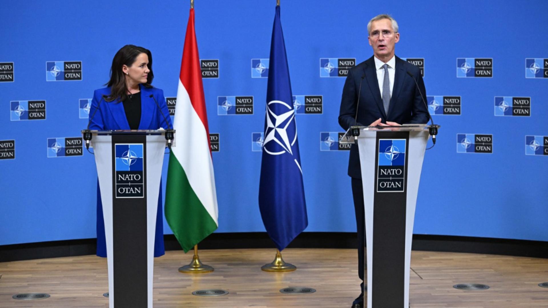 Stoltenberg cere Ungariei să ratifice aderarea Suediei la NATO „cât mai curând posibil. Răspunsul președintei Katalin Novak