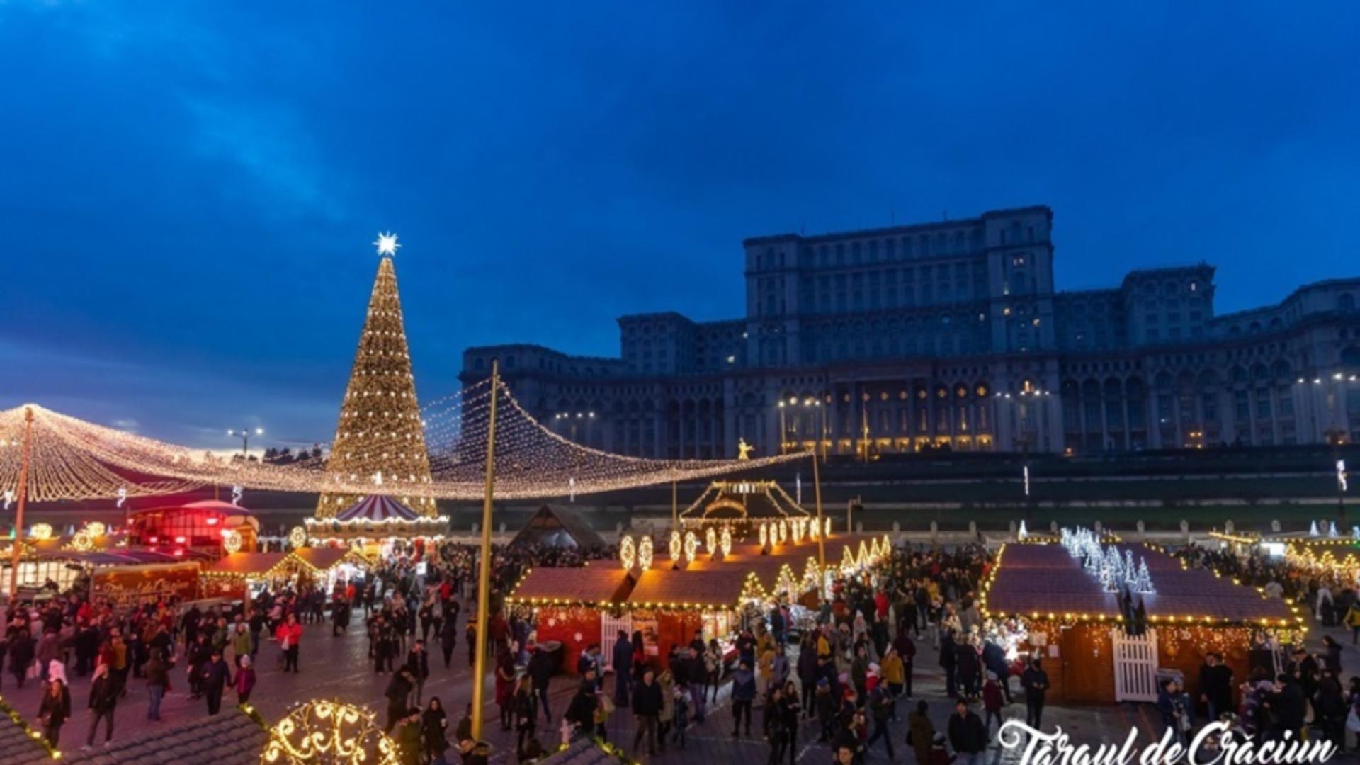 Când se va deschide Târgul de Crăciun din București – Programul oficial