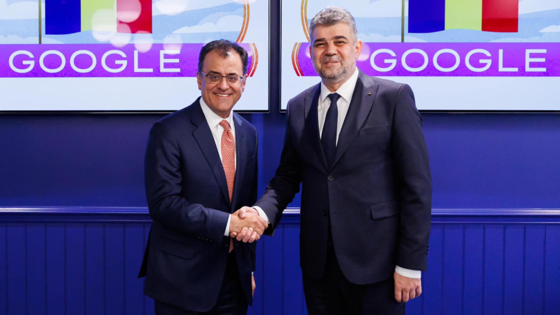 Marcel Ciolacu, întâlnire cu șefii Google: Mi-au spus că România are o resursă umană uriașă în IT – Discuții despre investiții majore în digitalizare
