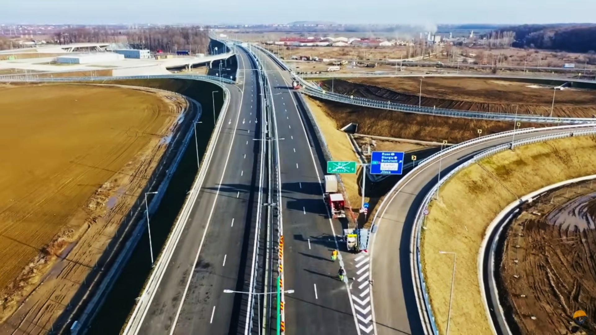Doar 80,5 km de autostradă și drum expres deschiși traficului in 2023. Foto: Facebook/Asociația Pro Infrastructură