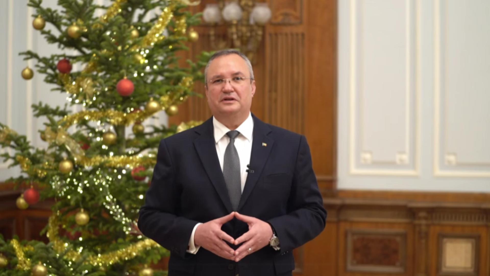Mesajul puternic al lui Nicolae Ciucă de Crăciun: „Să ne păstrăm vie credința în Dumnezeu, în România, în noi înșine și în viitorul nostru”