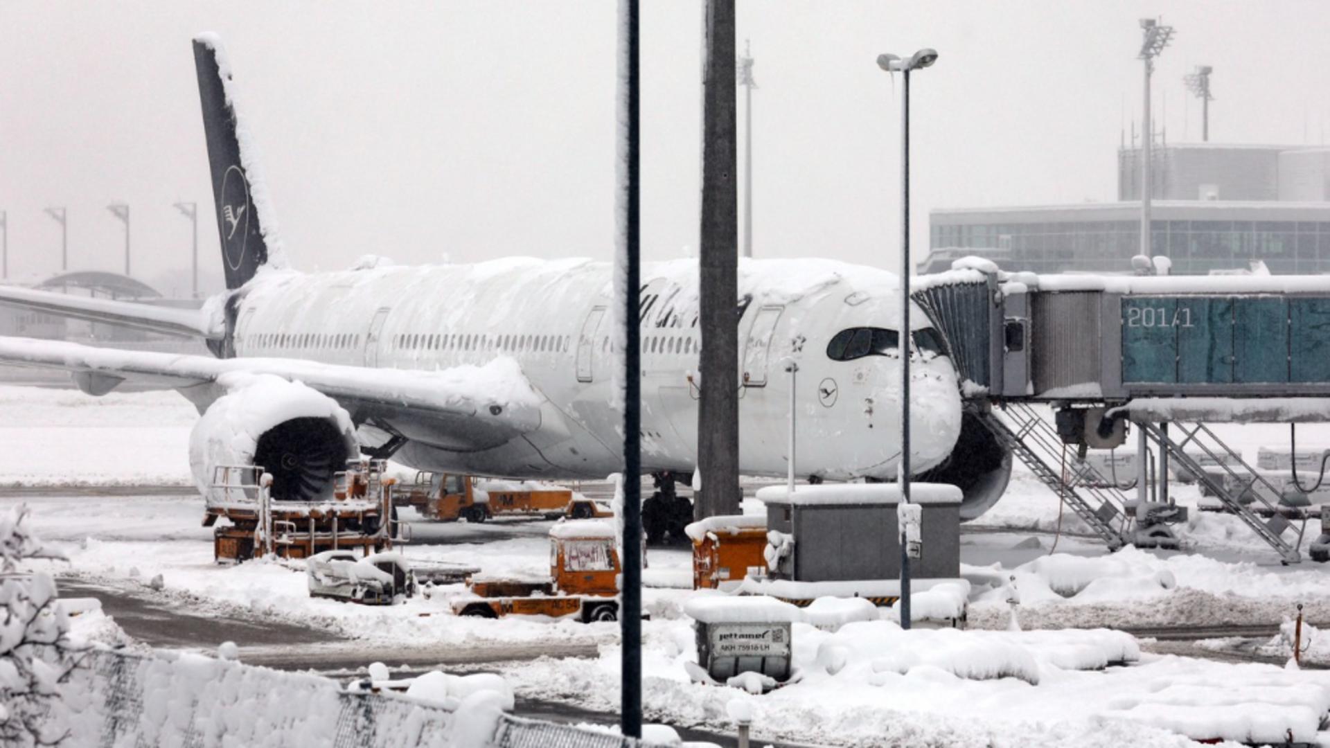 Transporturile aeriene, și nu numai, au fost perturbate în Germania. Foto/Profimedia