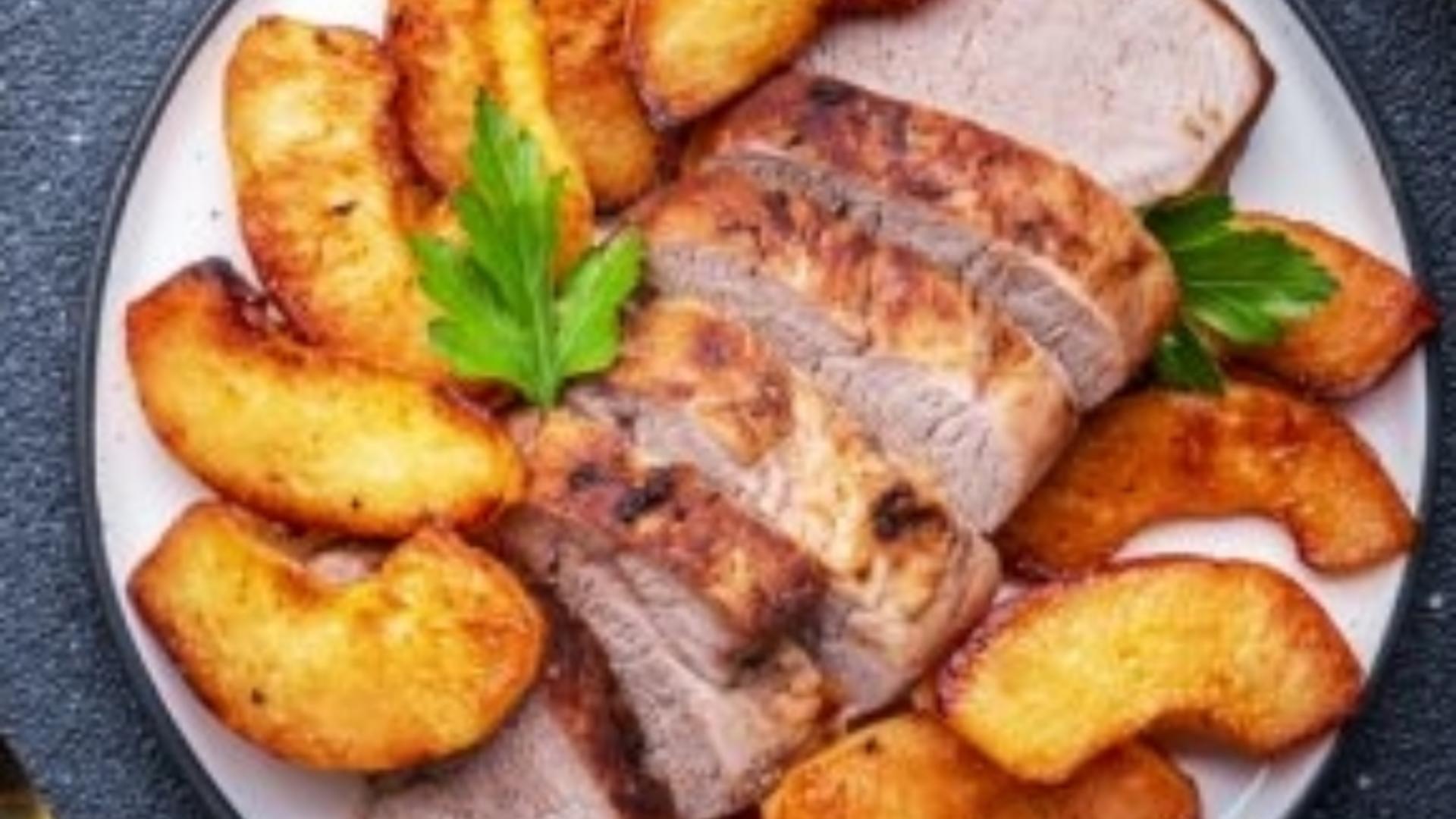 Mușchiulet de porc la cuptor: rețeta perfectă pentru orice anotimp – Secretul unui gust unic