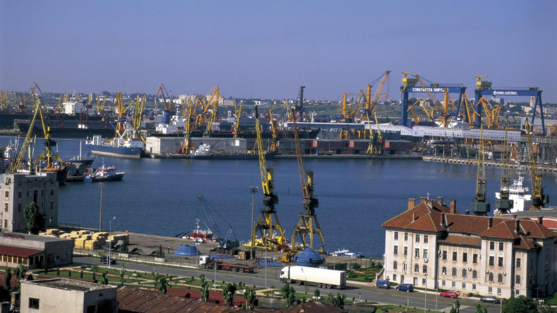 Portul Constanța, poarta de intrare a drogurilor în România. Foto/Profimedia