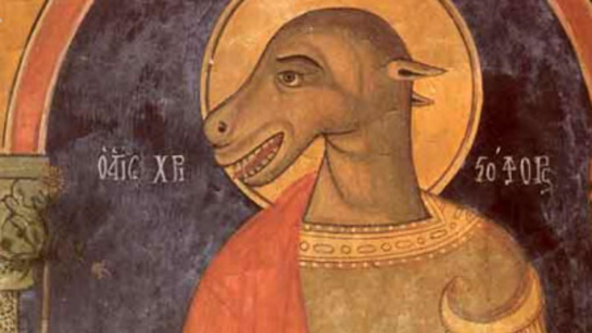 Sfântul cu Cap de Câine. Care e povestea uneia dintre cele mai bizare reprezentări din bisericile românești?