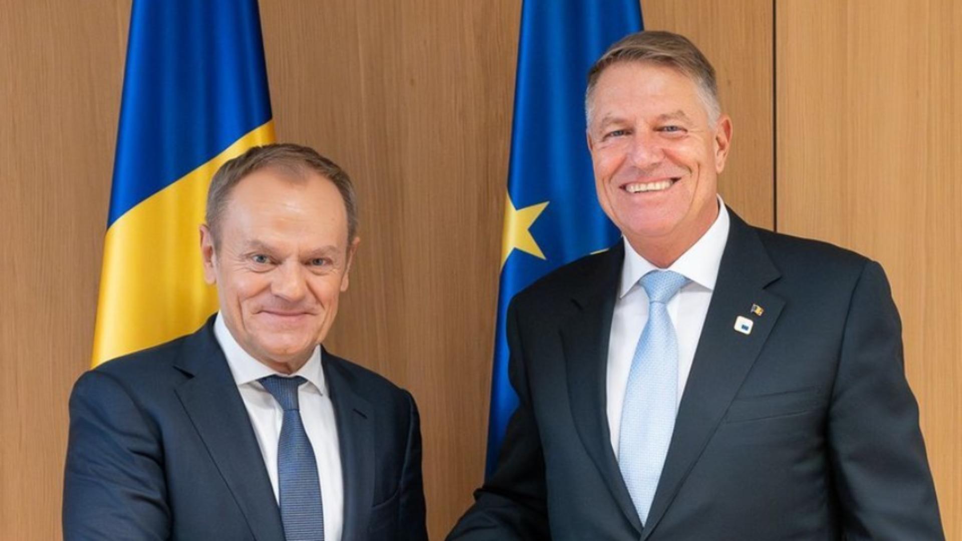 Klaus Iohannis, întâlnire importantă cu Donald Tusk – Ce au discutat cei doi