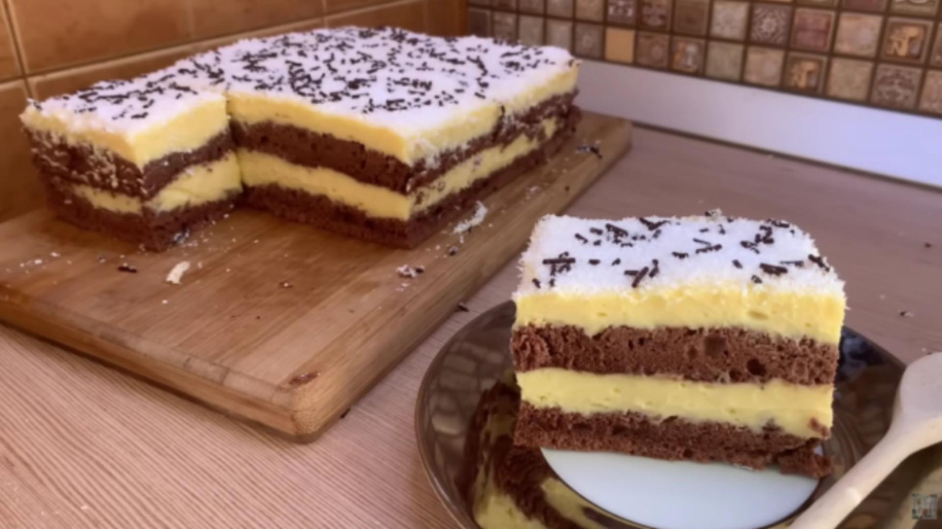 Bucurii simple. Prăjitura cu ciocolată și vanilie – Desertul cu gust de copilărie