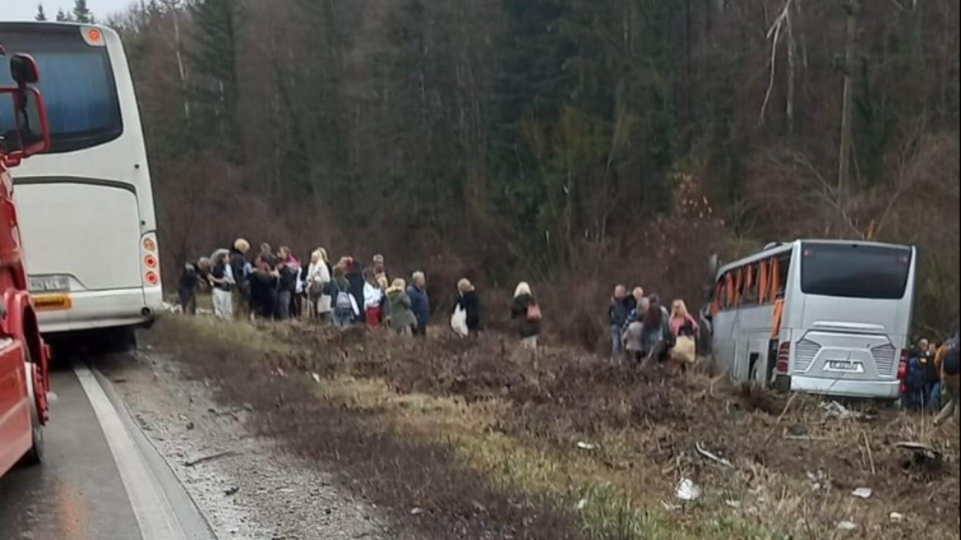 Autocar românesc, accident grav, în Bulgaria