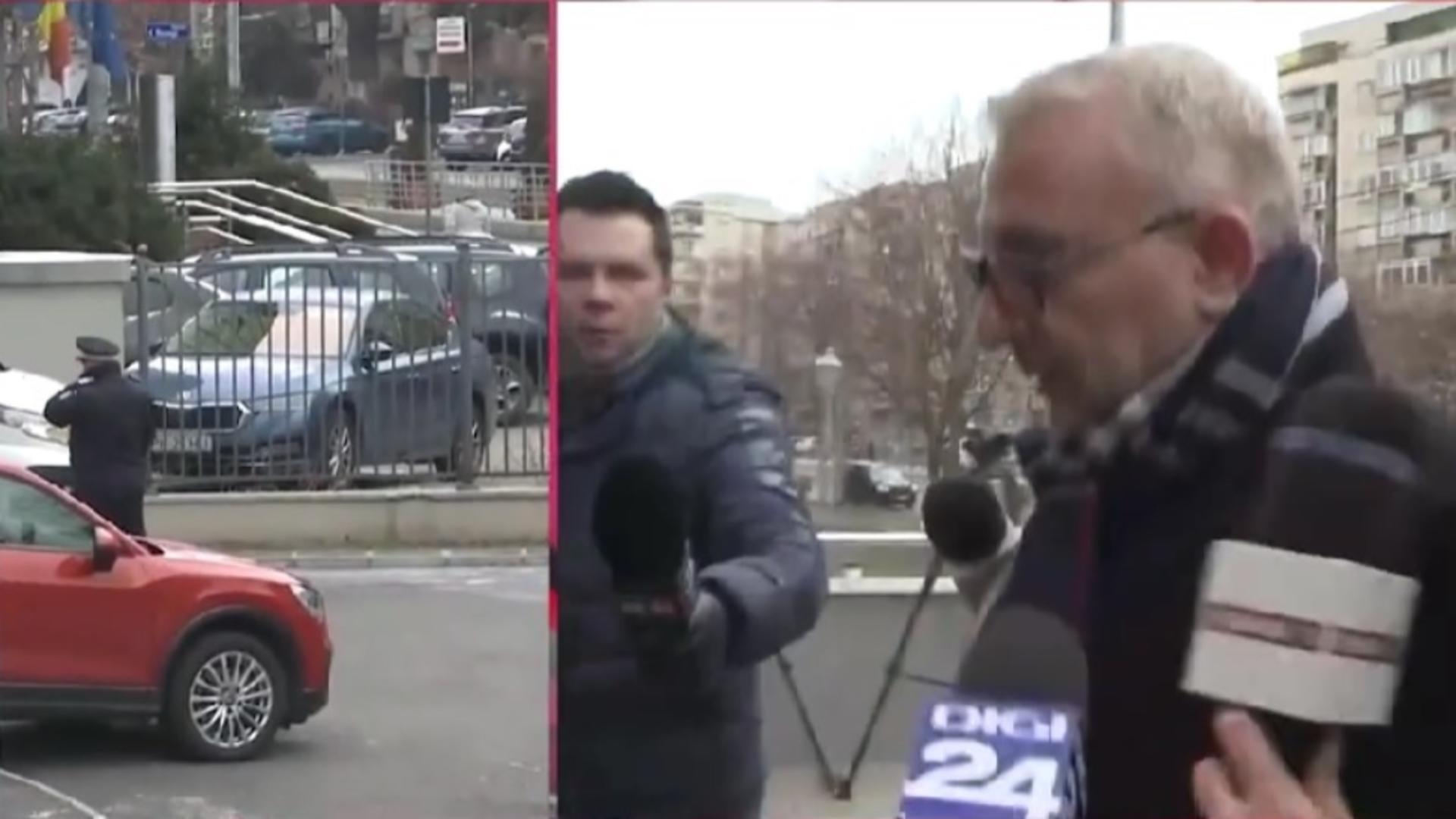 Iancu Toader a reacționat agresiv lla întrebările firești ale unui jurnalist Realitatea PLUS 