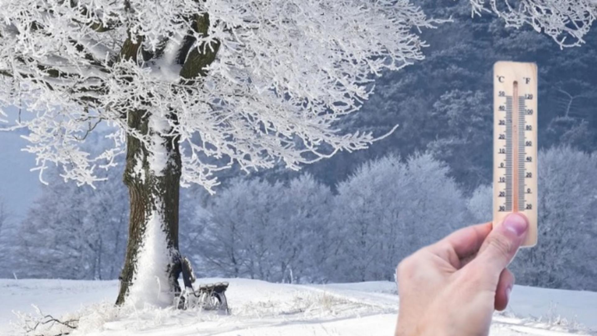 Alertă meteo. GER CUMPLIT în România: temperaturi de -21 de grade! Zonele lovite puternic de zăpadă: s-a emis un nou cod galben